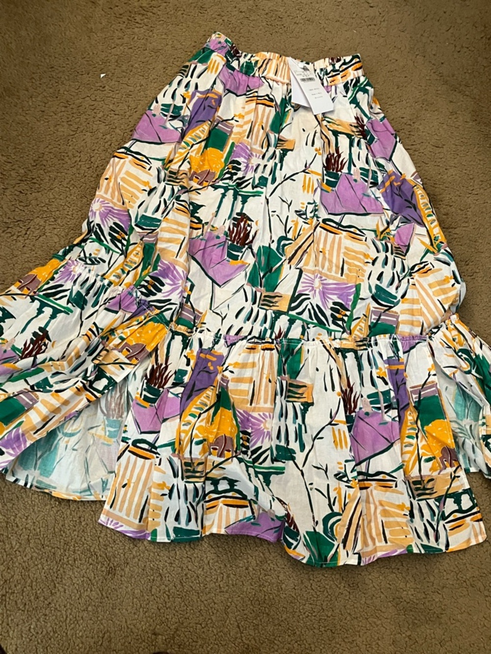 NEW Maxi Tiered Skirt with pockets